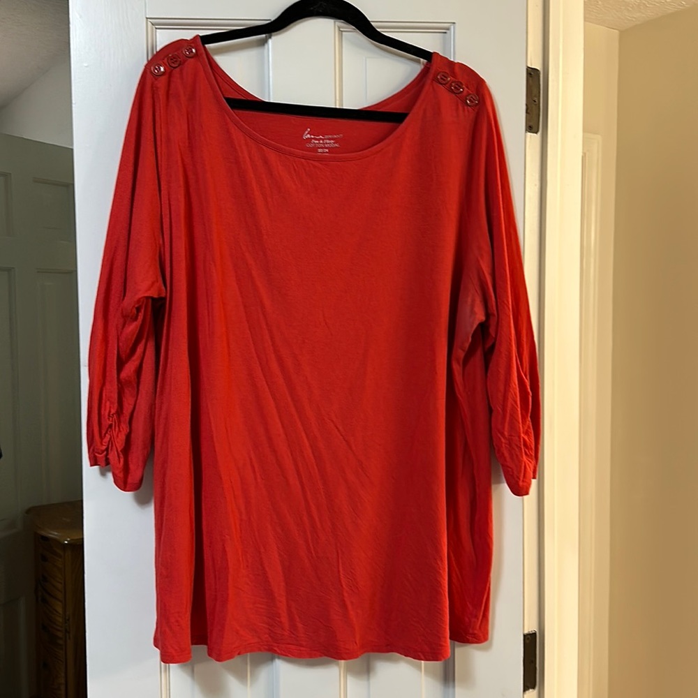 Lane Bryant 3/4 sleeves top size 22/24